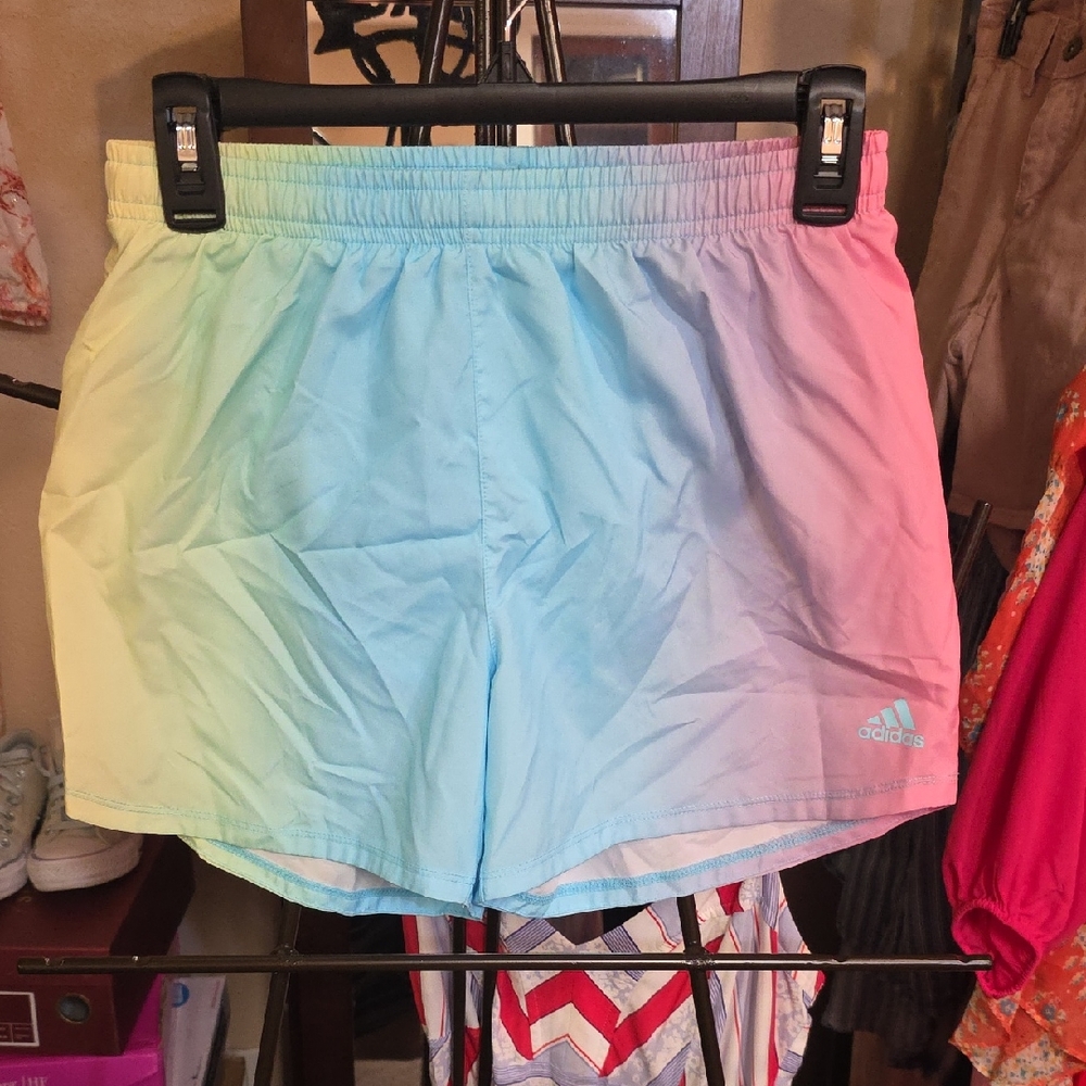Adidas ** Multicolor Gradient Athletic Shorts
